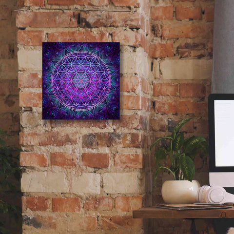 Image of 'Flower Of Life' by Cameron Gray Giclee Canvas Wall Art,12 x 12