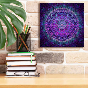 'Flower Of Life' by Cameron Gray Giclee Canvas Wall Art,12 x 12