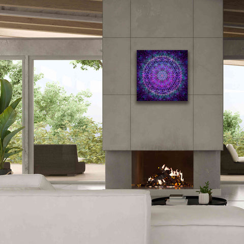 Image of 'Flower Of Life' by Cameron Gray Giclee Canvas Wall Art,26 x 26