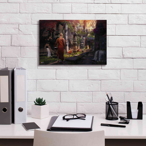 Image of 'Hidden Sanctuary' by Cameron Gray Giclee Canvas Wall Art,18 x 12