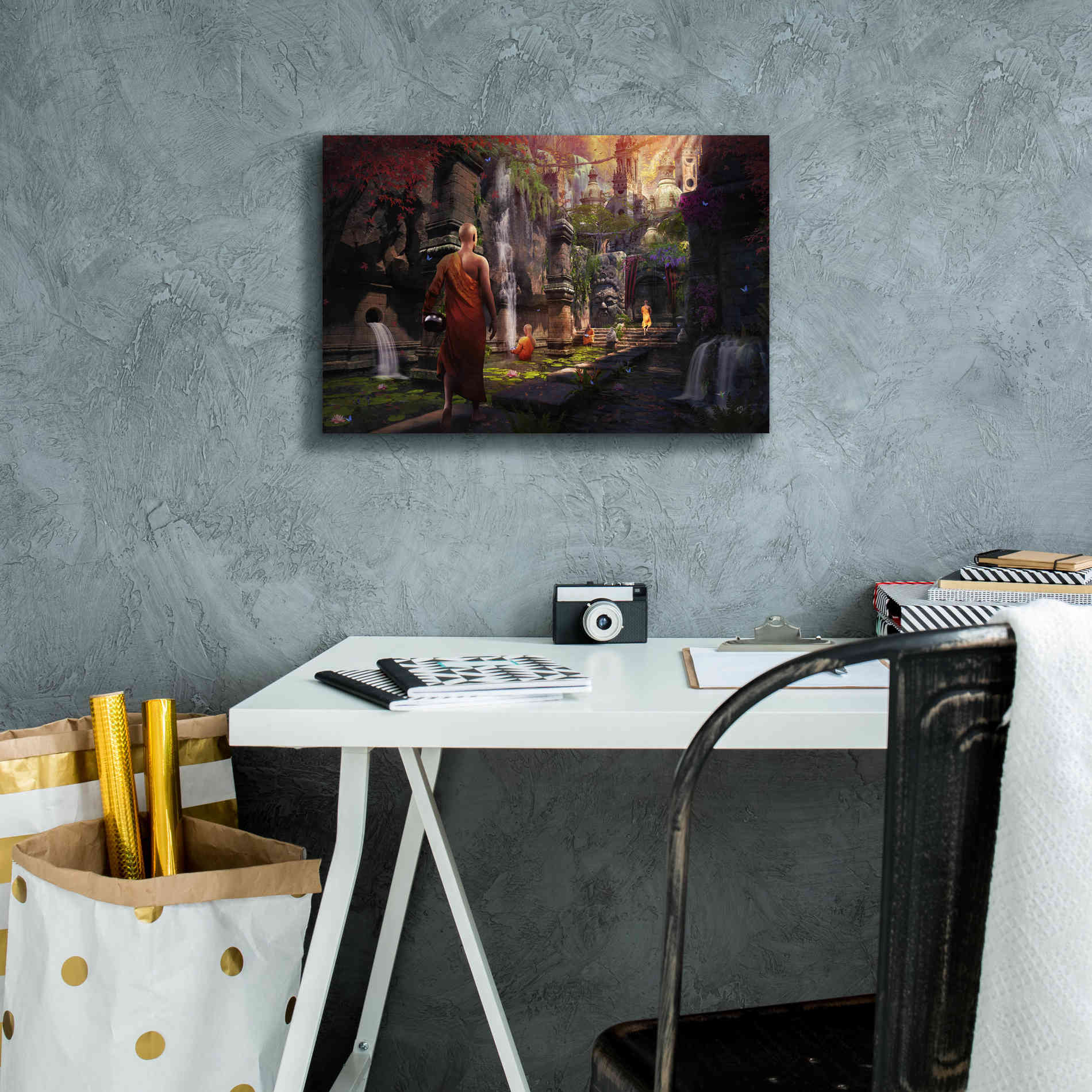 'Hidden Sanctuary' by Cameron Gray Giclee Canvas Wall Art,18 x 12