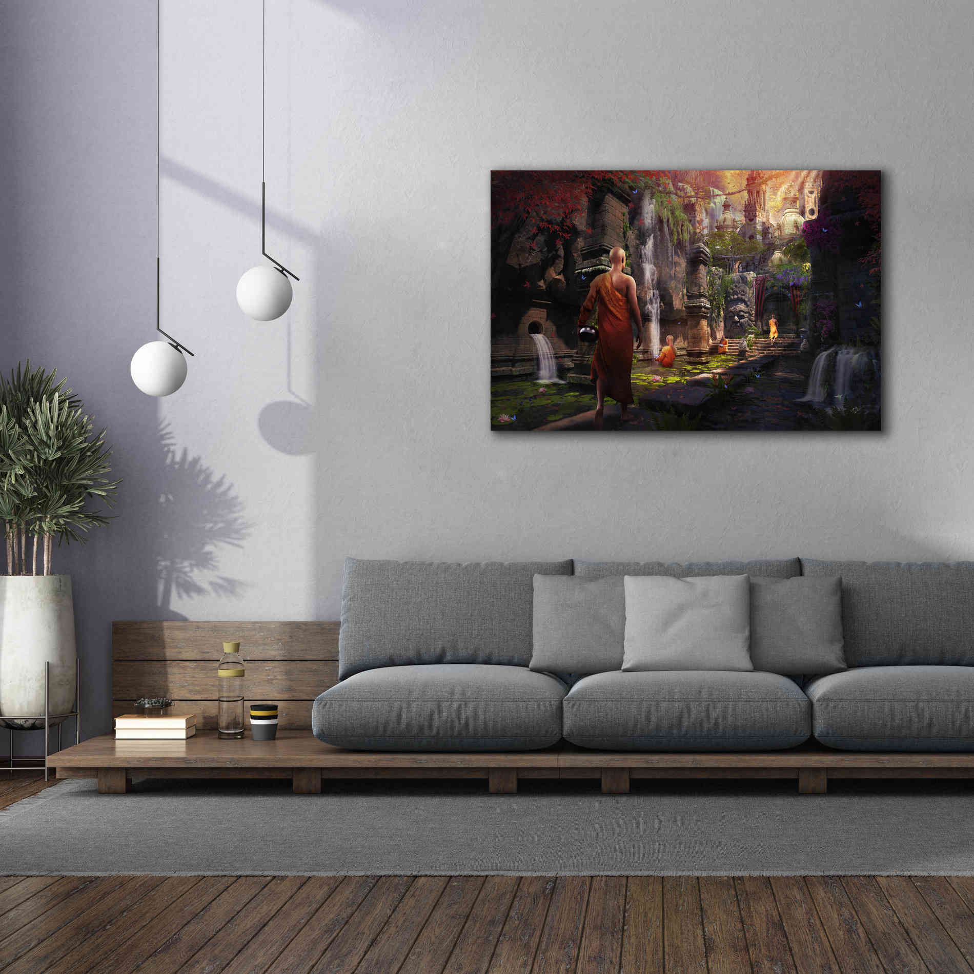 'Hidden Sanctuary' by Cameron Gray Giclee Canvas Wall Art,60 x 40