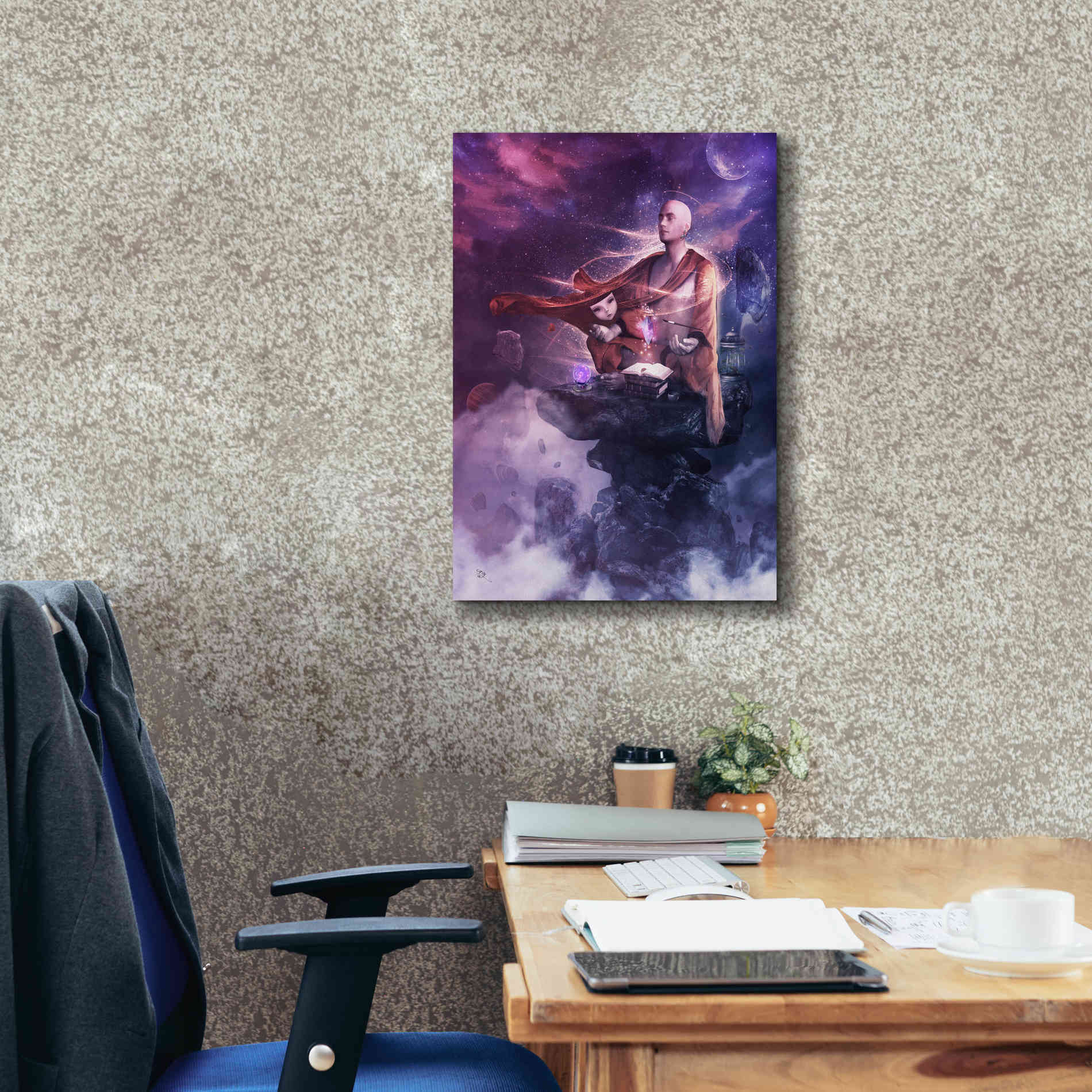 'Insight Meditation' by Cameron Gray Giclee Canvas Wall Art,18 x 26