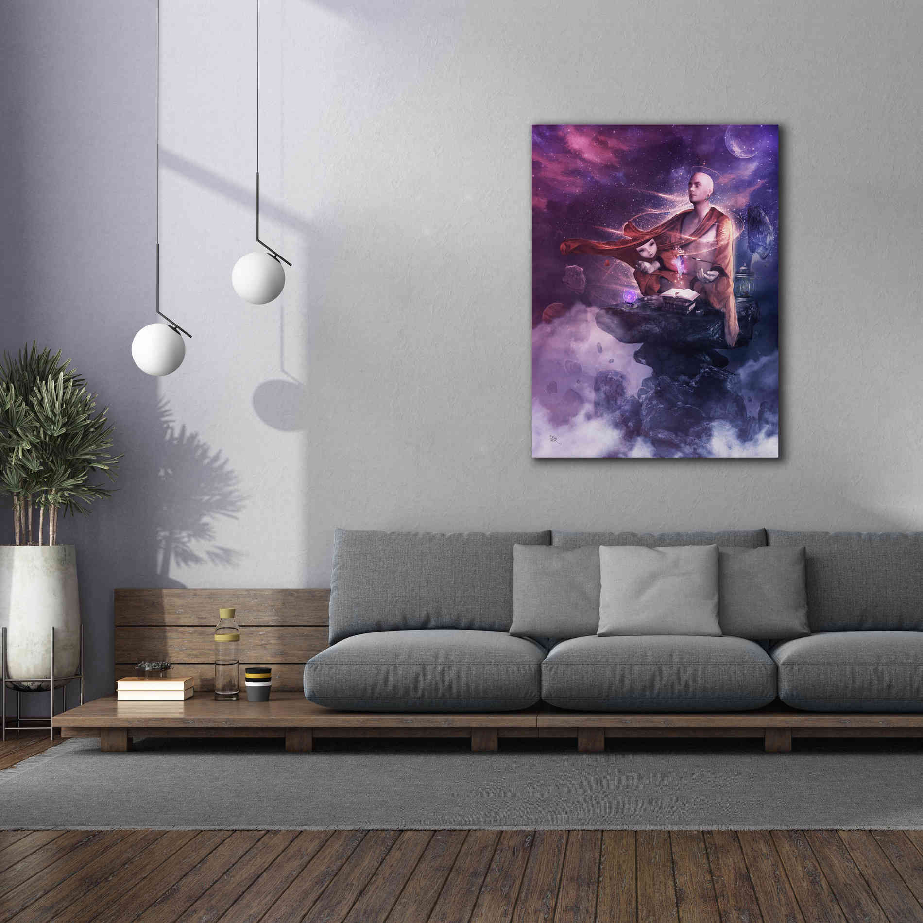 'Insight Meditation' by Cameron Gray Giclee Canvas Wall Art,40 x 54