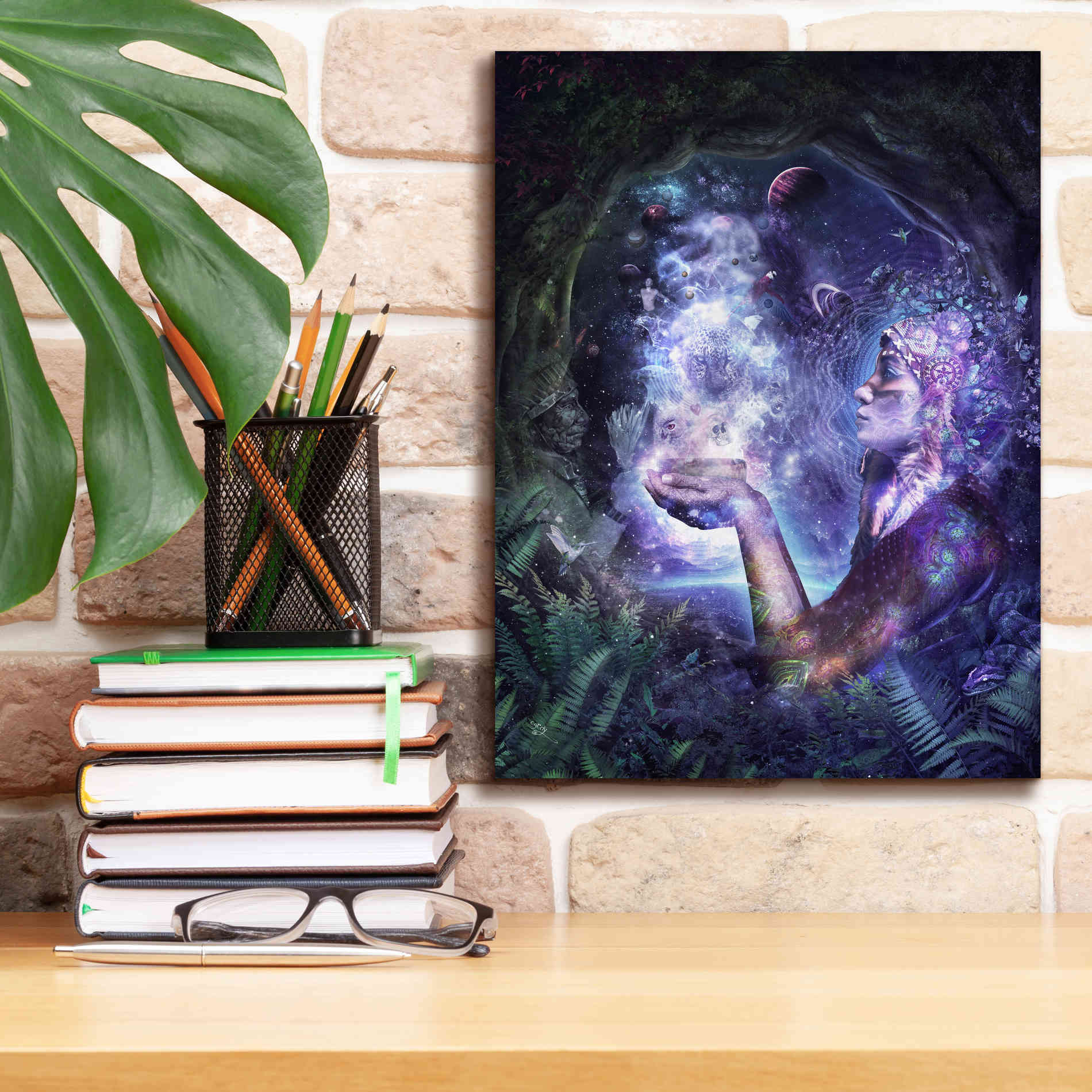 'Mother Aya' by Cameron Gray Giclee Canvas Wall Art,12 x 16