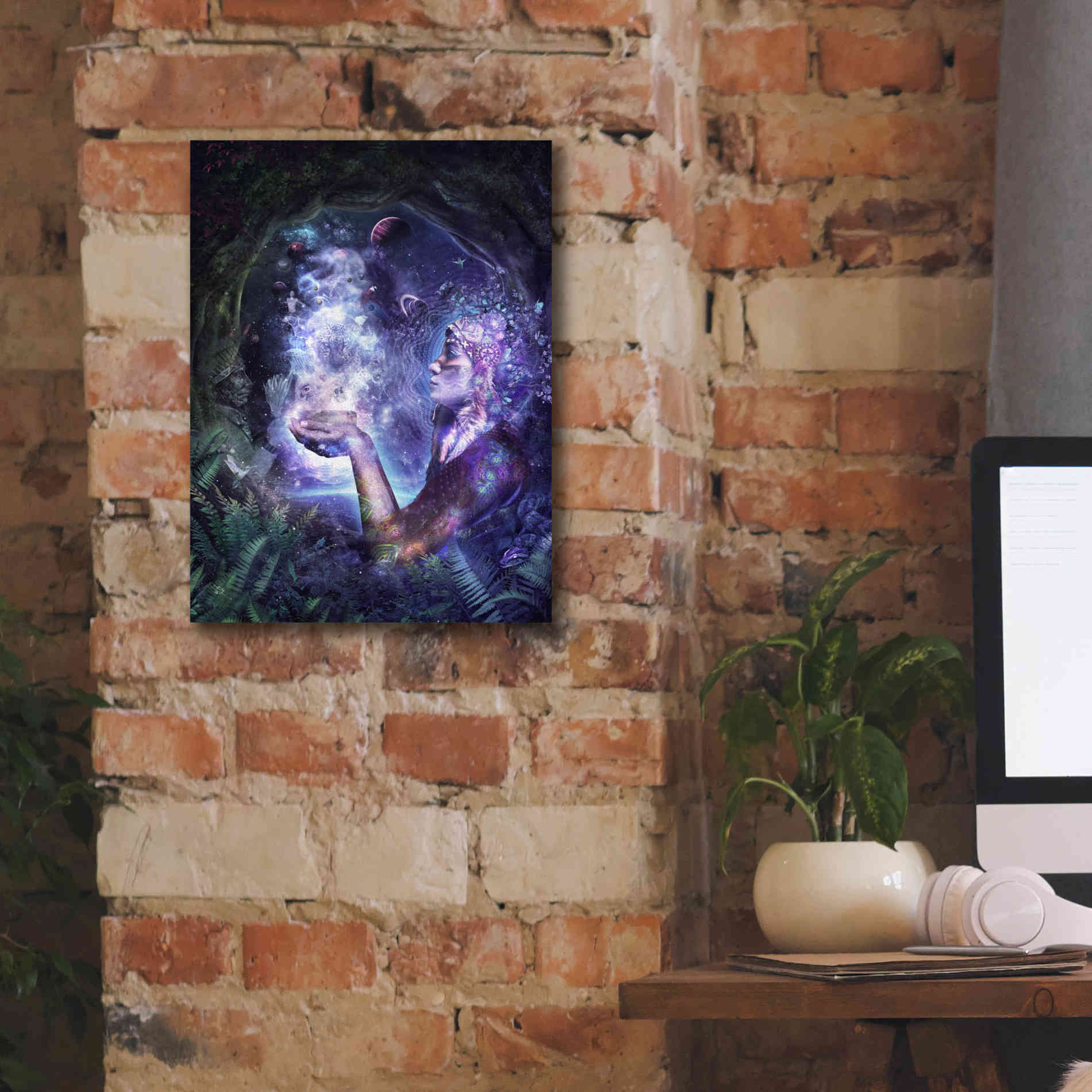 'Mother Aya' by Cameron Gray Giclee Canvas Wall Art,12 x 16