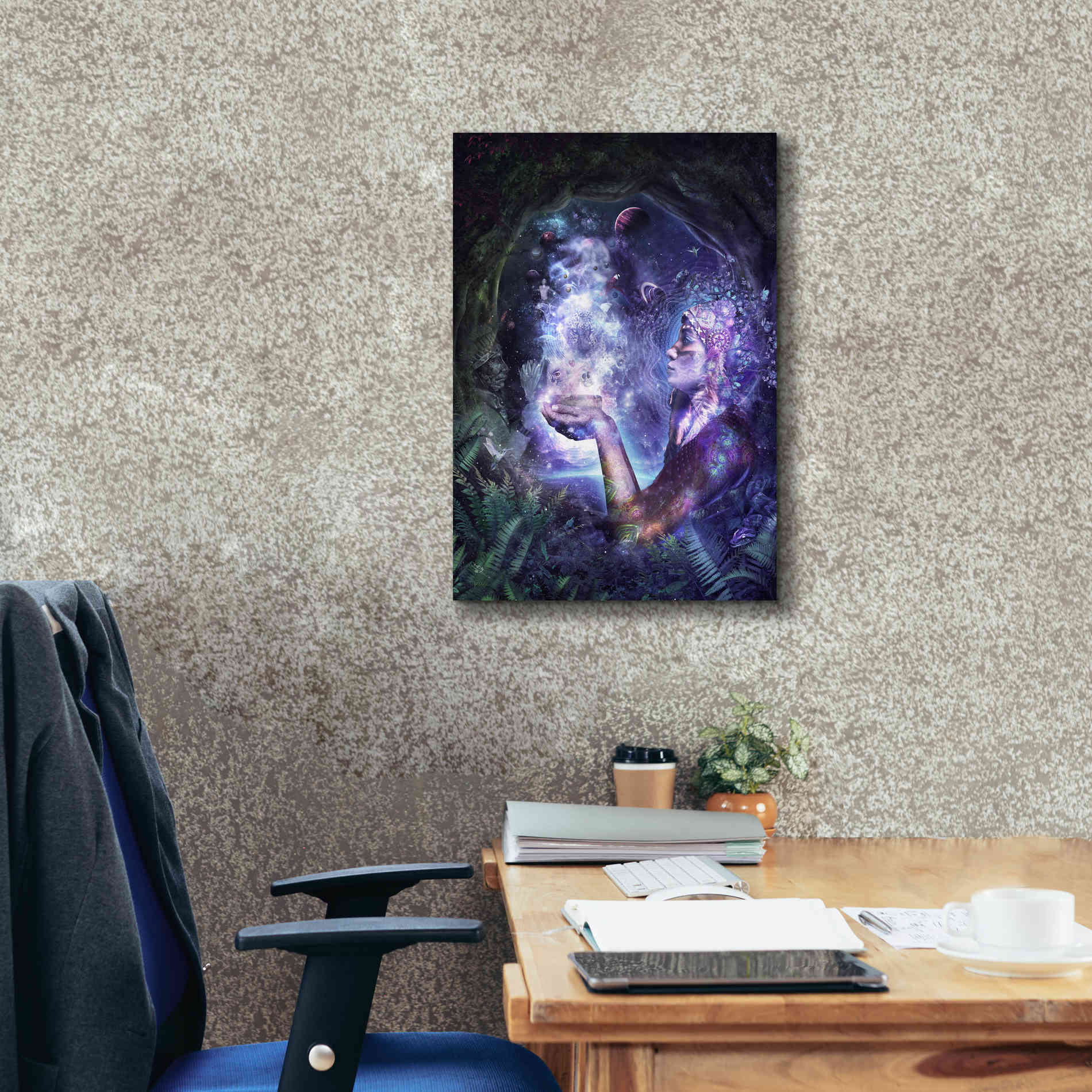 'Mother Aya' by Cameron Gray Giclee Canvas Wall Art,18 x 26