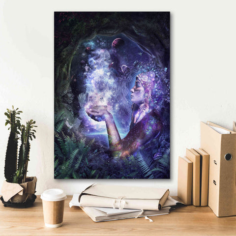 Image of 'Mother Aya' by Cameron Gray Giclee Canvas Wall Art,18 x 26