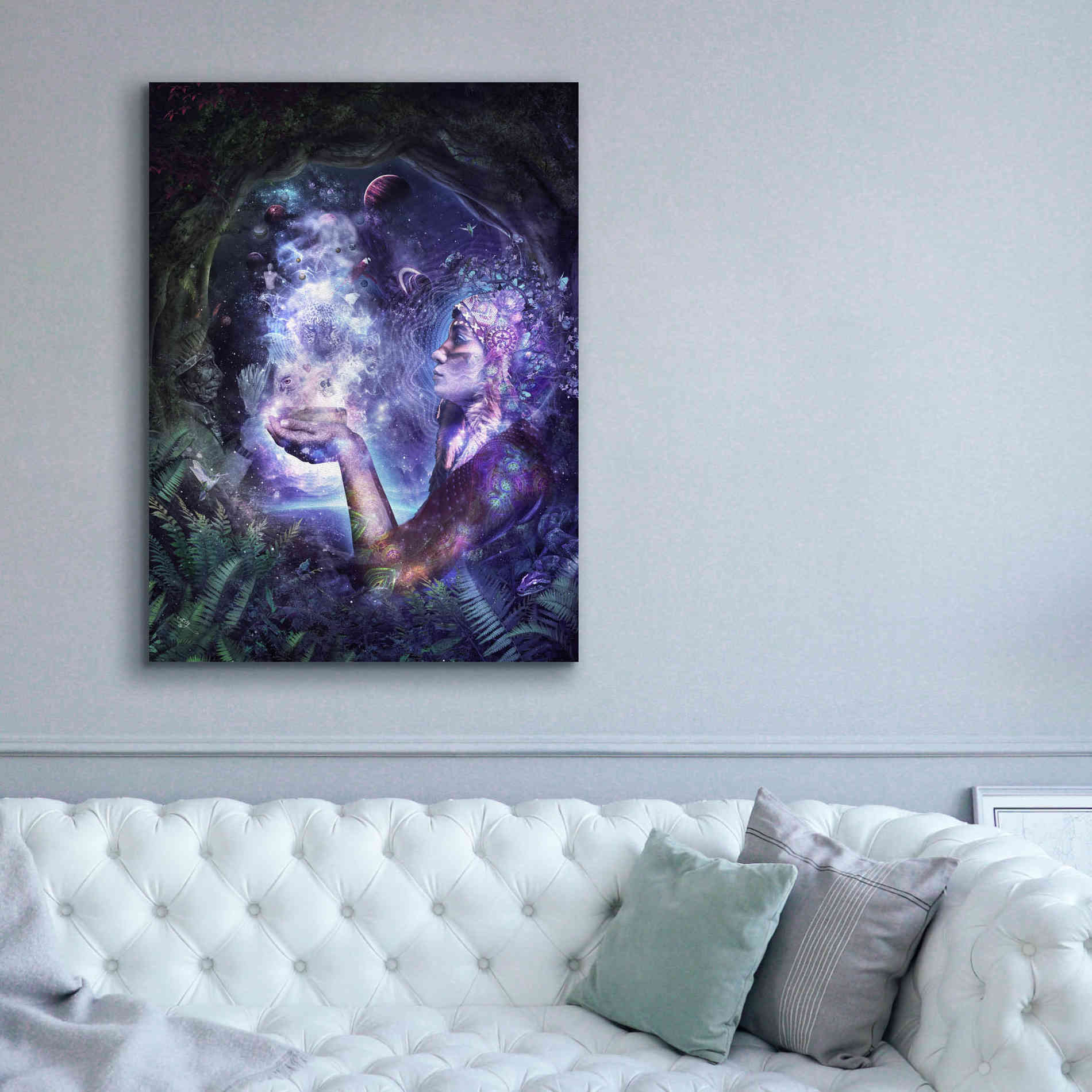 'Mother Aya' by Cameron Gray Giclee Canvas Wall Art,40 x 54