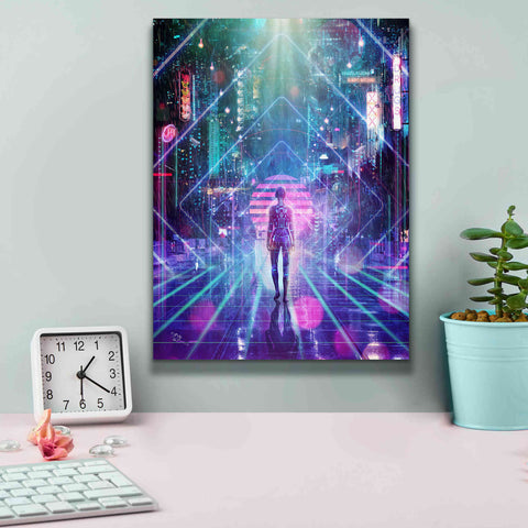 Image of 'Neon Zone' by Cameron Gray Giclee Canvas Wall Art,12 x 16
