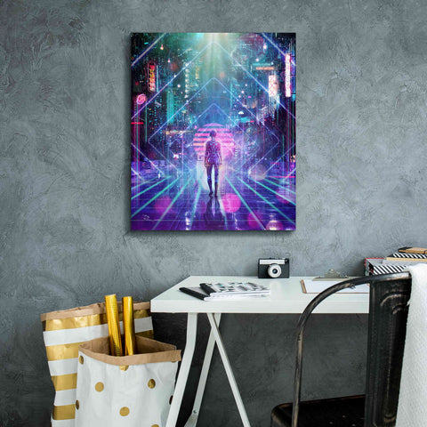 Image of 'Neon Zone' by Cameron Gray Giclee Canvas Wall Art,20 x 24