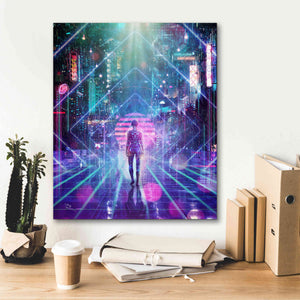 'Neon Zone' by Cameron Gray Giclee Canvas Wall Art,20 x 24