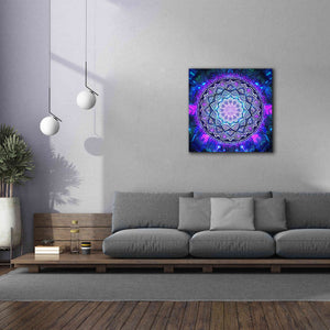 'Sacred Bloom Mandala' by Cameron Gray Giclee Canvas Wall Art,37 x 37