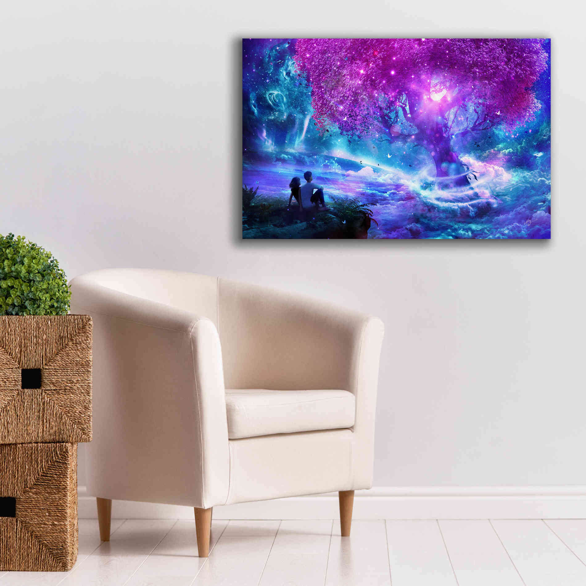 'Wishing Tree' by Cameron Gray Giclee Canvas Wall Art,40 x 26