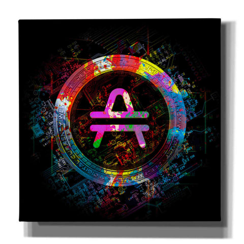 Image of 'Amp Crypto Power' by Epic Portfolio Giclee Canvas Wall Art