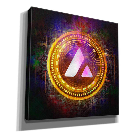 Image of 'Avalanche Crypto Halo' by Epic Portfolio Giclee Canvas Wall Art