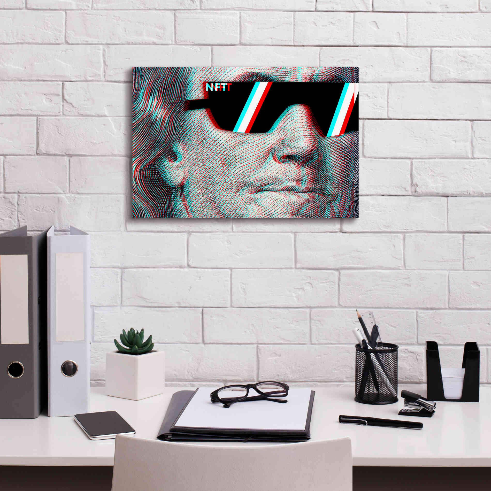 'NFT Degen' by Epic Portfolio, Canvas Wall Art,18x12