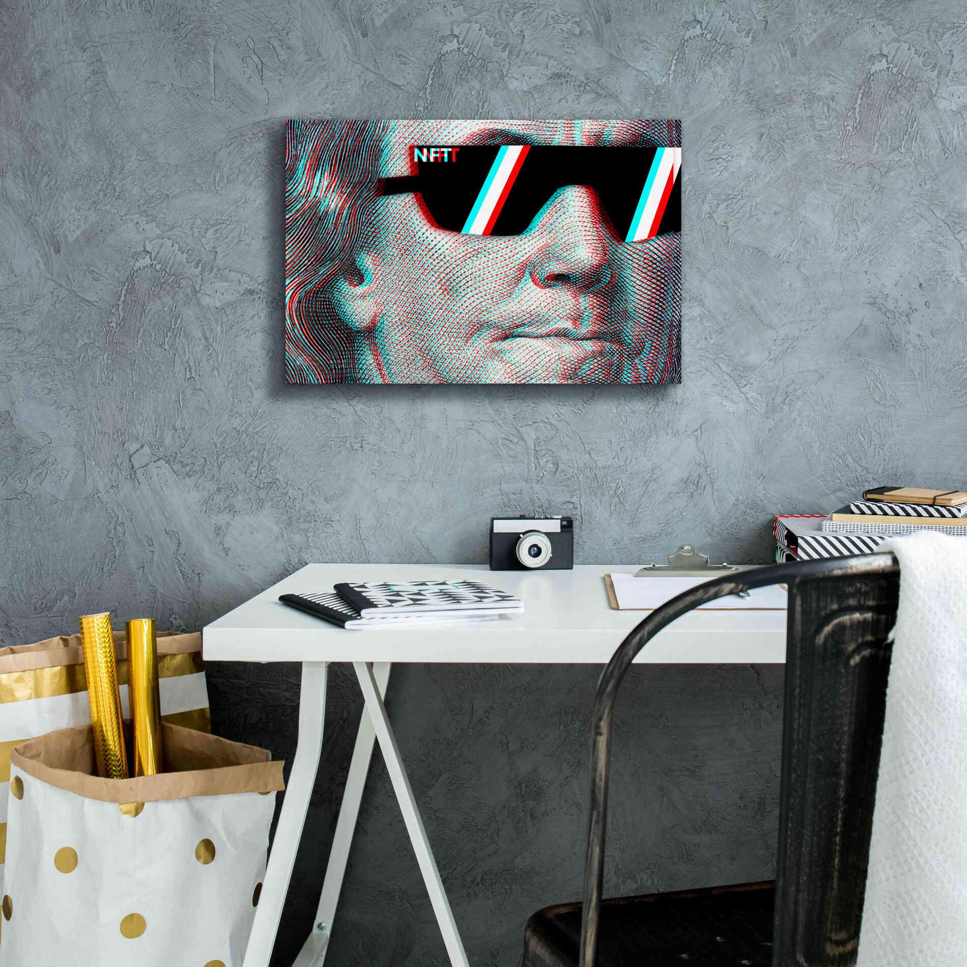 'NFT Degen' by Epic Portfolio, Canvas Wall Art,18x12
