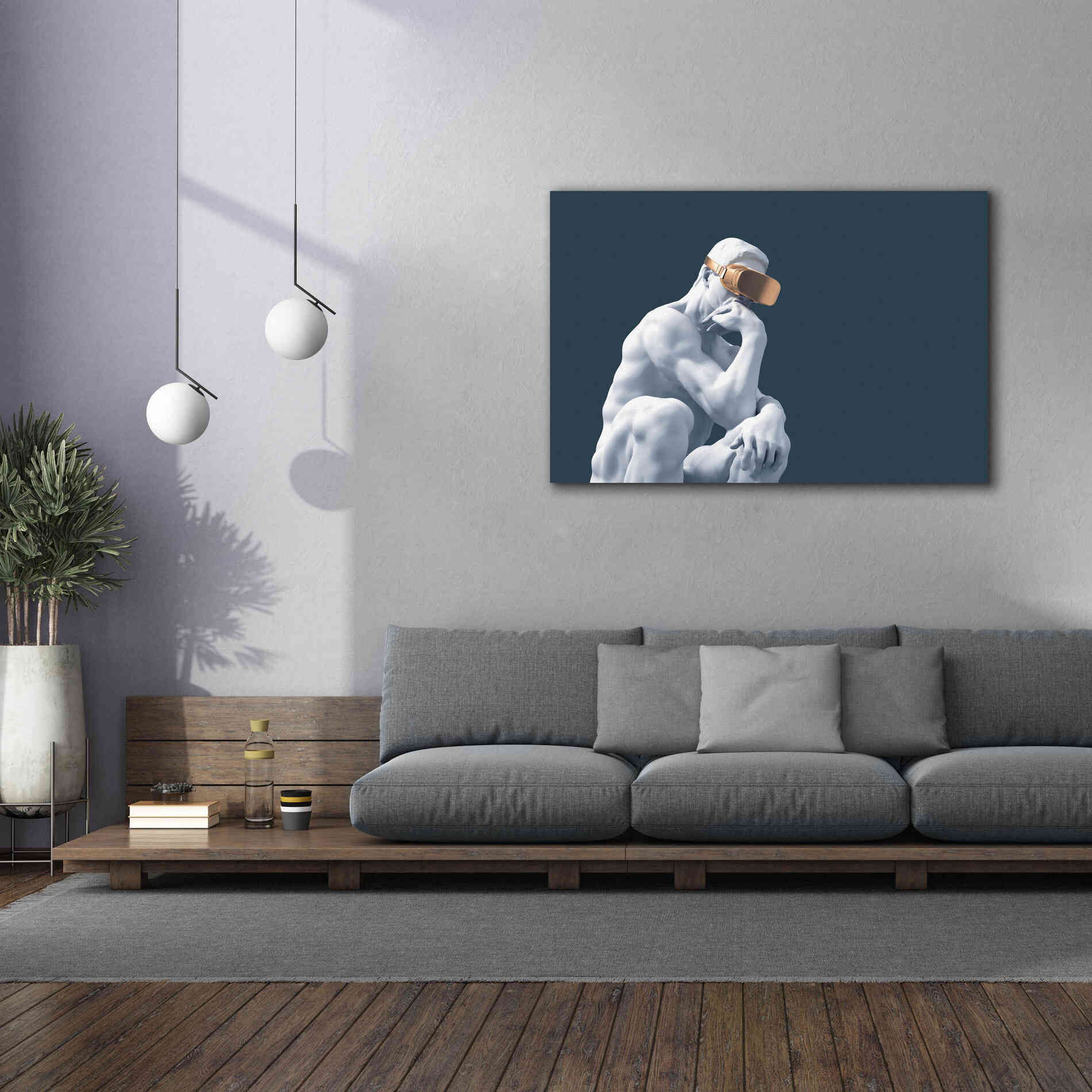 'Metaverse Thinker' by Epic Portfolio, Canvas Wall Art,60x40
