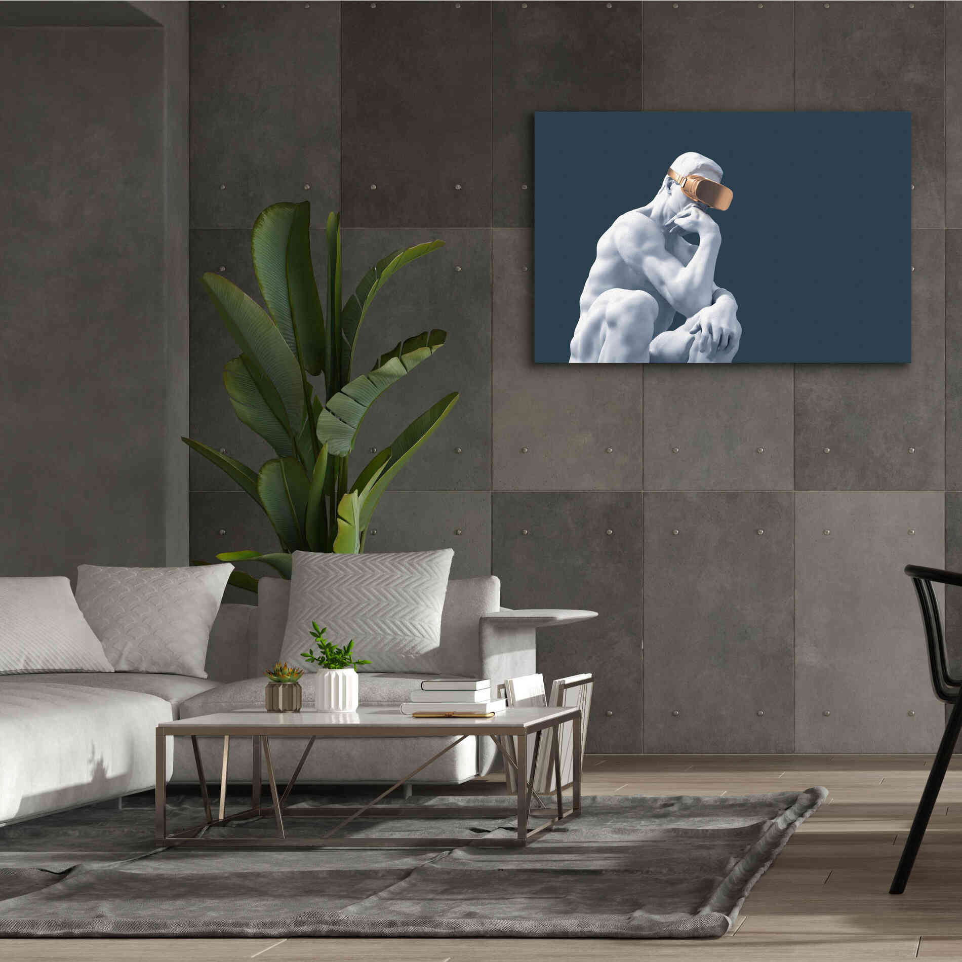 'Metaverse Thinker' by Epic Portfolio, Canvas Wall Art,60x40