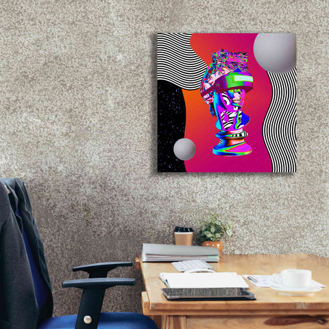 Image of 'Cyberpunk David ' by Epic Portfolio, Canvas Wall Art,26x26