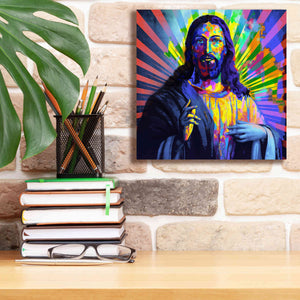 'Colorful Christ I' by Epic Art Portfolio, Canvas Wall Art,12x12