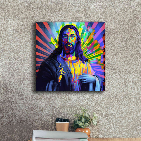 Image of 'Colorful Christ I' by Epic Art Portfolio, Canvas Wall Art,18x18