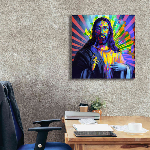 Image of 'Colorful Christ I' by Epic Art Portfolio, Canvas Wall Art,26x26