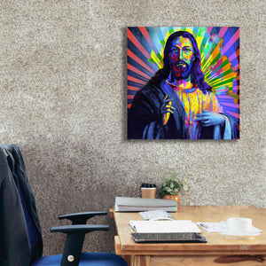 'Colorful Christ I' by Epic Art Portfolio, Canvas Wall Art,26x26