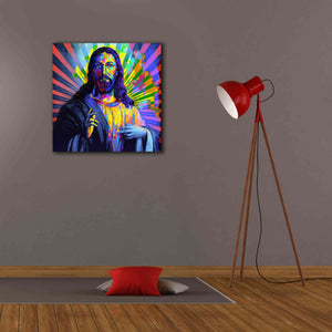 'Colorful Christ I' by Epic Art Portfolio, Canvas Wall Art,26x26