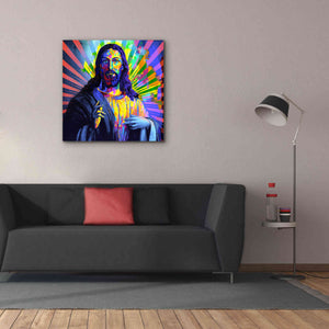 'Colorful Christ I' by Epic Art Portfolio, Canvas Wall Art,37x37