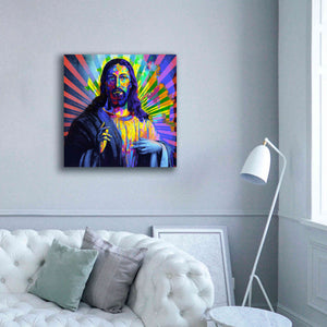 'Colorful Christ I' by Epic Art Portfolio, Canvas Wall Art,37x37