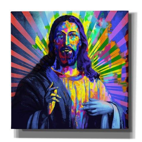 Image of 'Colorful Christ I' by Epic Art Portfolio, Canvas Wall Art