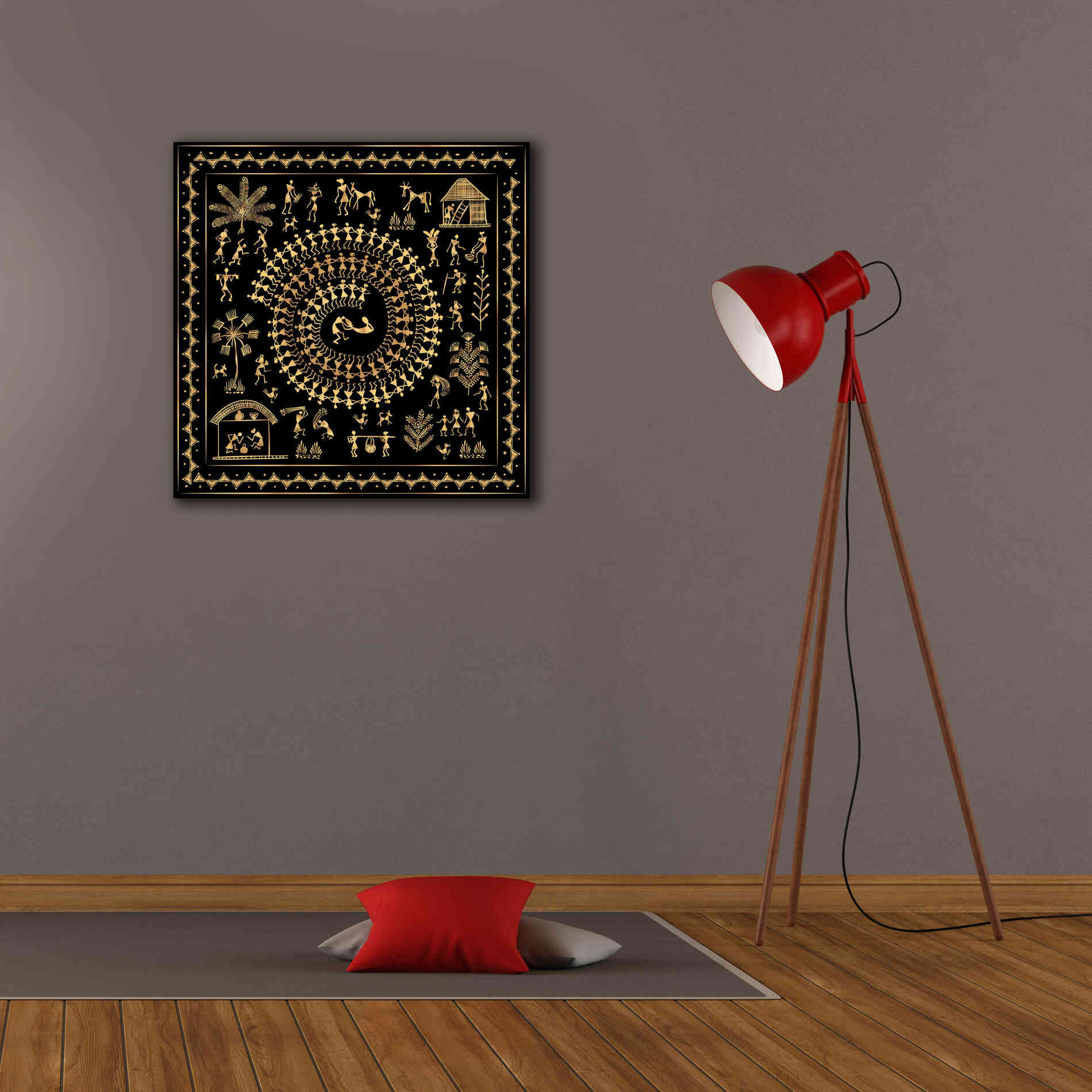 'Africania Converted' by Epic Portfolio, Giclee Canvas Wall Art,26x26