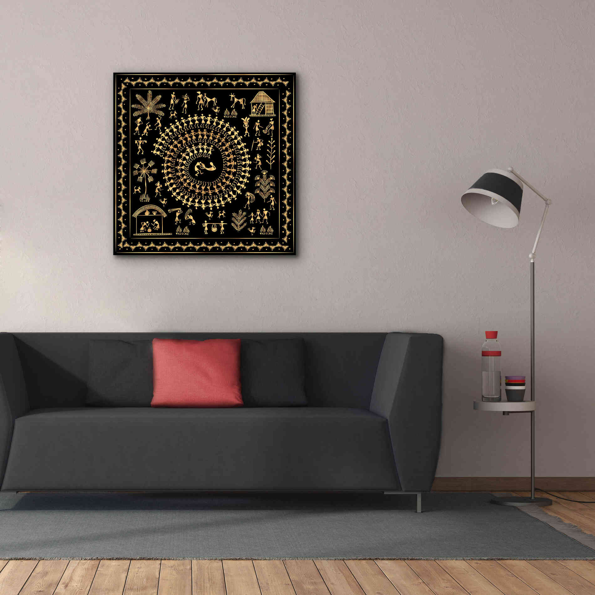 'Africania Converted' by Epic Portfolio, Giclee Canvas Wall Art,37x37