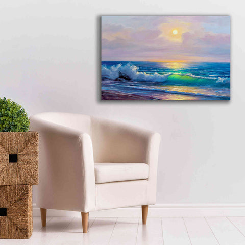 Image of 'Bali Sunset' by Epic Portfolio, Giclee Canvas Wall Art,40x26
