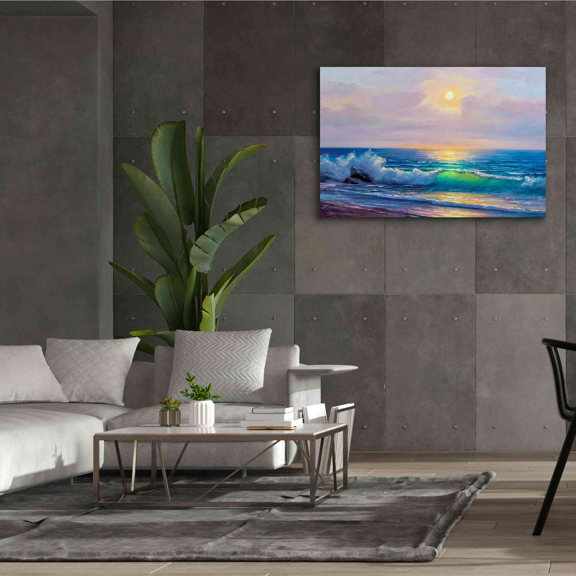 'Bali Sunset' by Epic Portfolio, Giclee Canvas Wall Art,60x40
