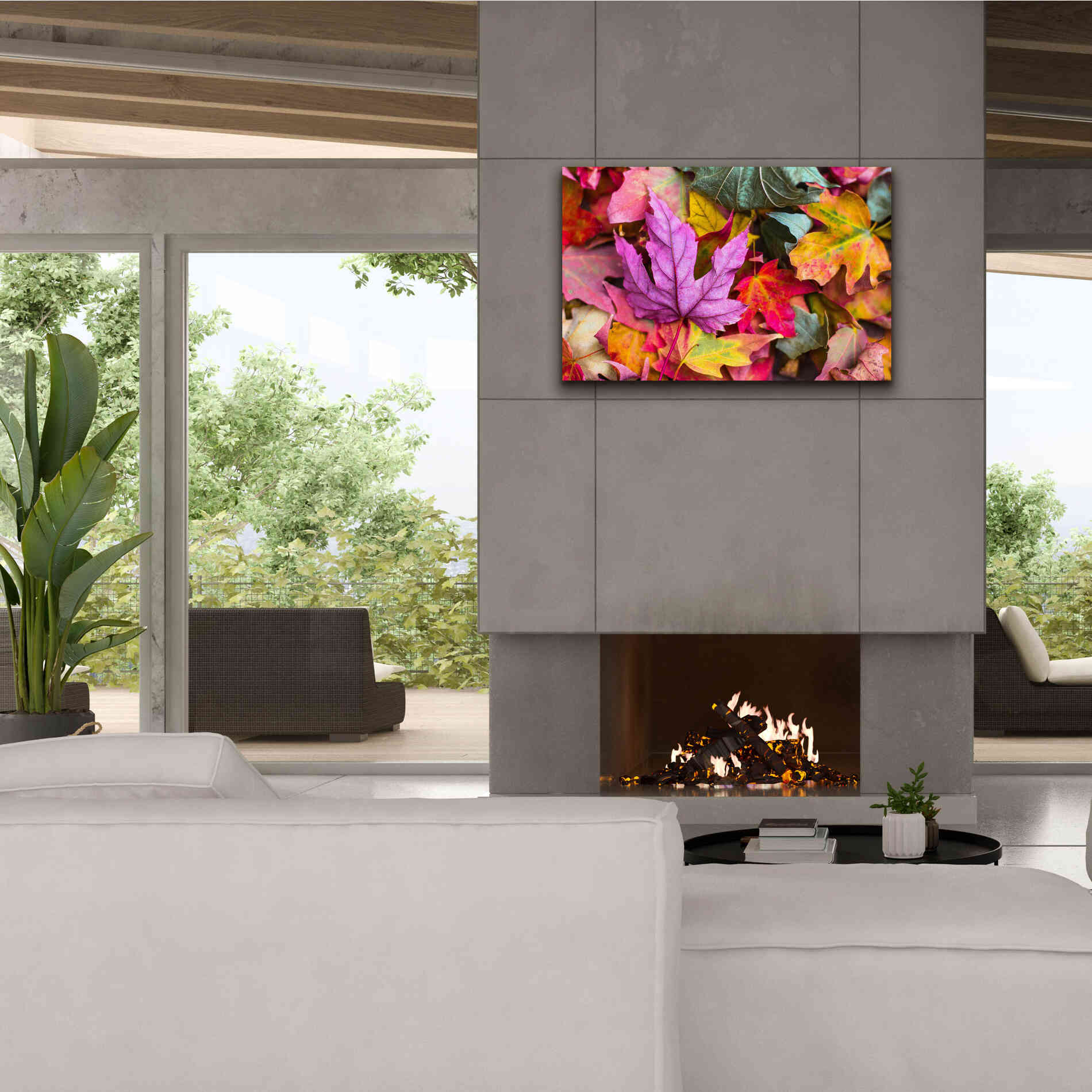 'Beautiful Fall' by Epic Portfolio, Giclee Canvas Wall Art,40x26