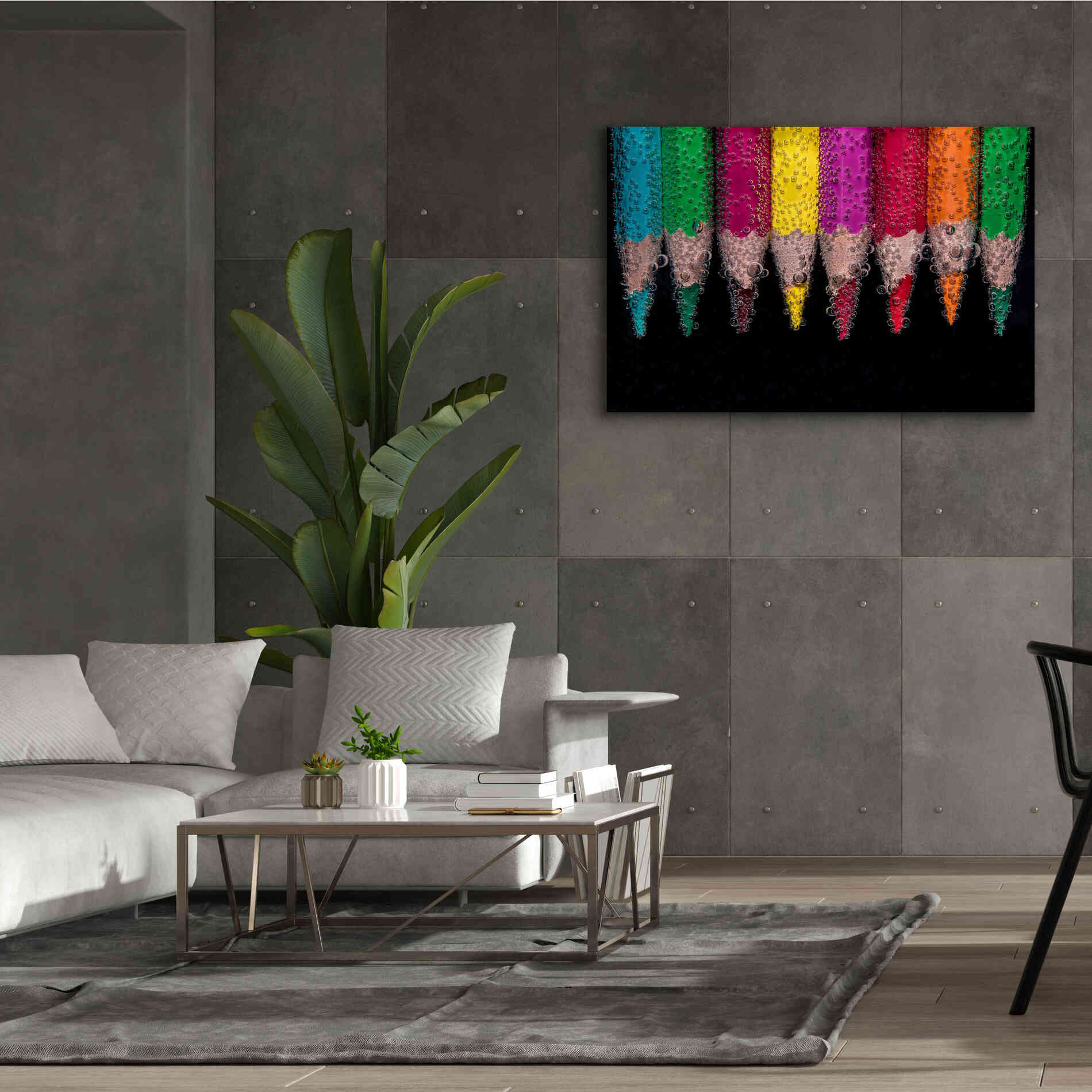 'Bubbly' by Epic Portfolio, Giclee Canvas Wall Art,60x40