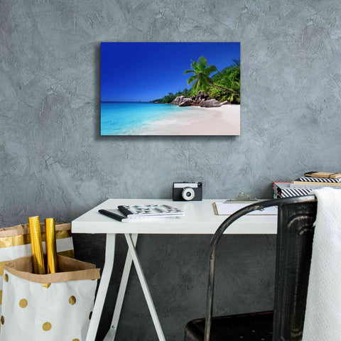 Image of 'Caribbean Paradise ' by Epic Portfolio, Giclee Canvas Wall Art,18x12