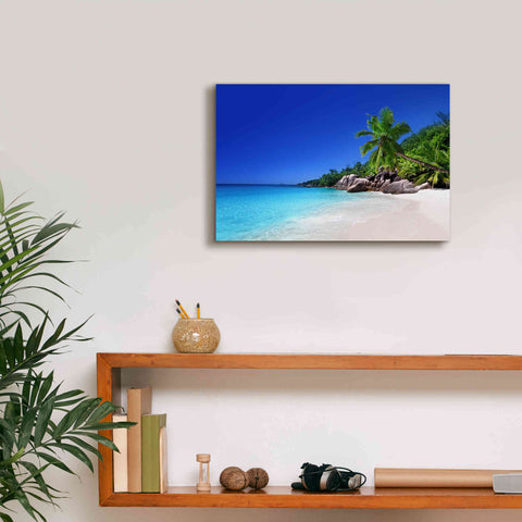 Image of 'Caribbean Paradise ' by Epic Portfolio, Giclee Canvas Wall Art,18x12