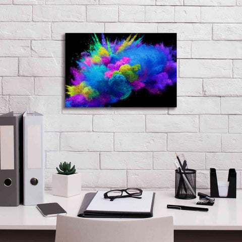 Image of 'Colorful Avalanche' by Epic Portfolio, Giclee Canvas Wall Art,18x12