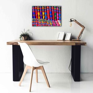 'Colors Of The World' by Epic Portfolio, Giclee Canvas Wall Art,26x18