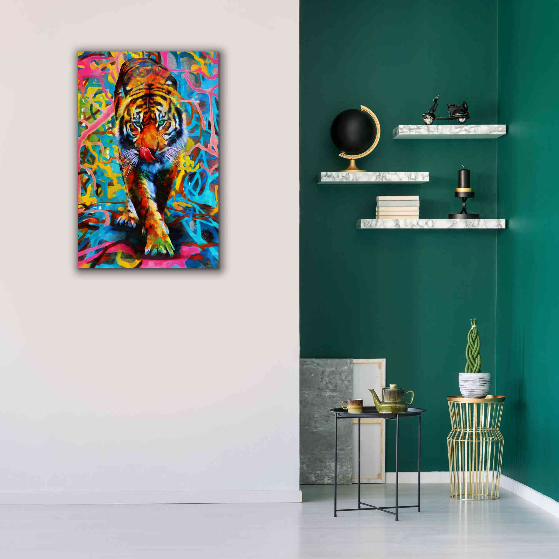 'Cotton Candy Cobwebs' by Epic Portfolio, Giclee Canvas Wall Art,26x40