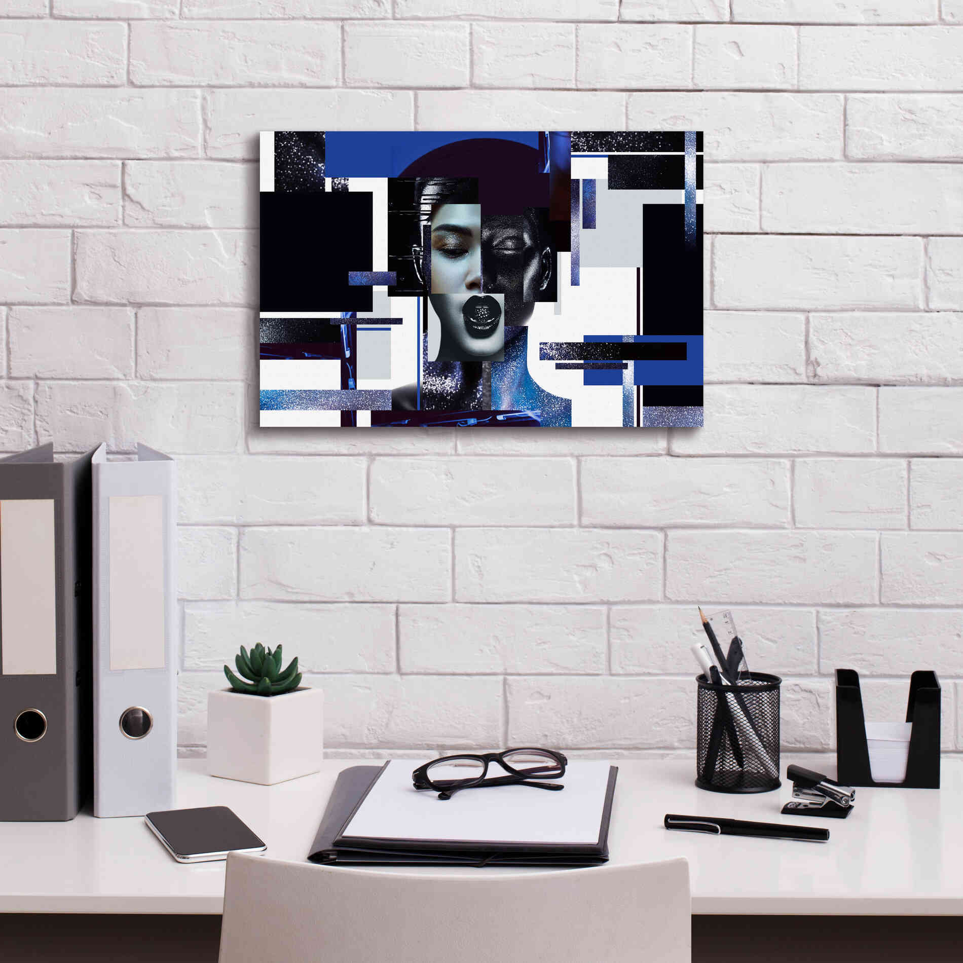 'Deconstructed Beauty' by Epic Portfolio, Giclee Canvas Wall Art,18x12