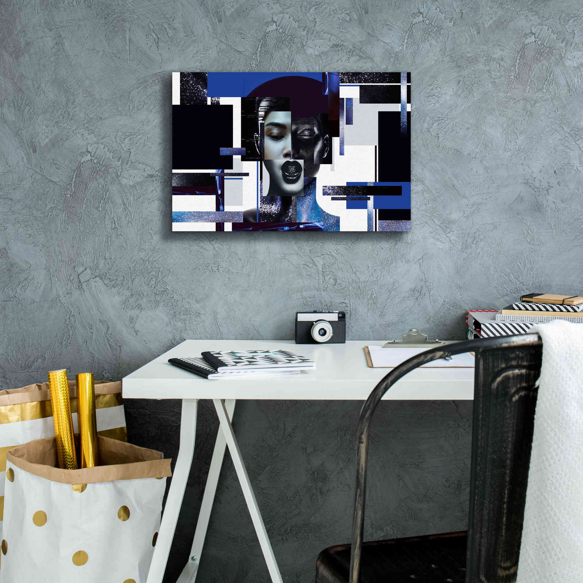 'Deconstructed Beauty' by Epic Portfolio, Giclee Canvas Wall Art,18x12