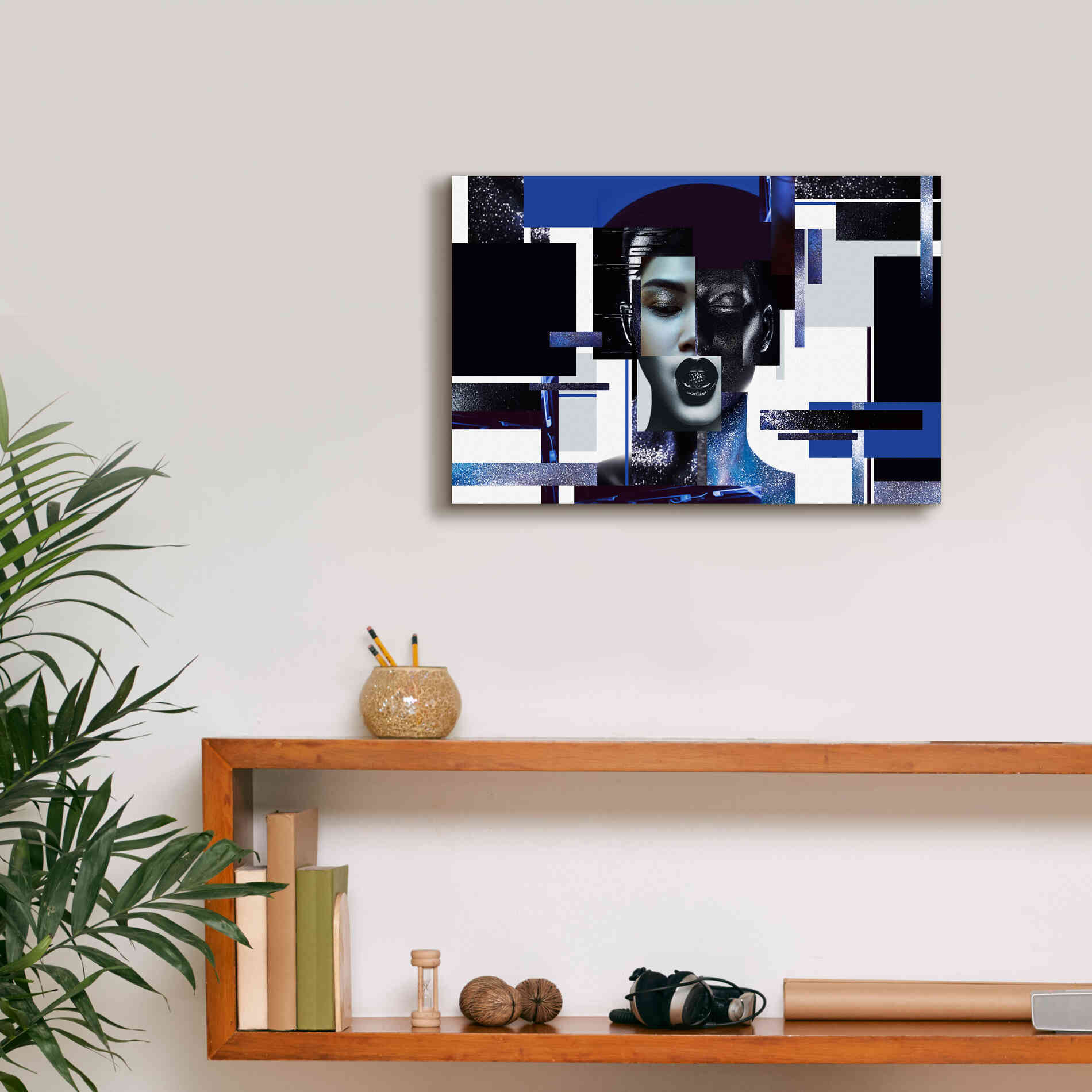 'Deconstructed Beauty' by Epic Portfolio, Giclee Canvas Wall Art,18x12