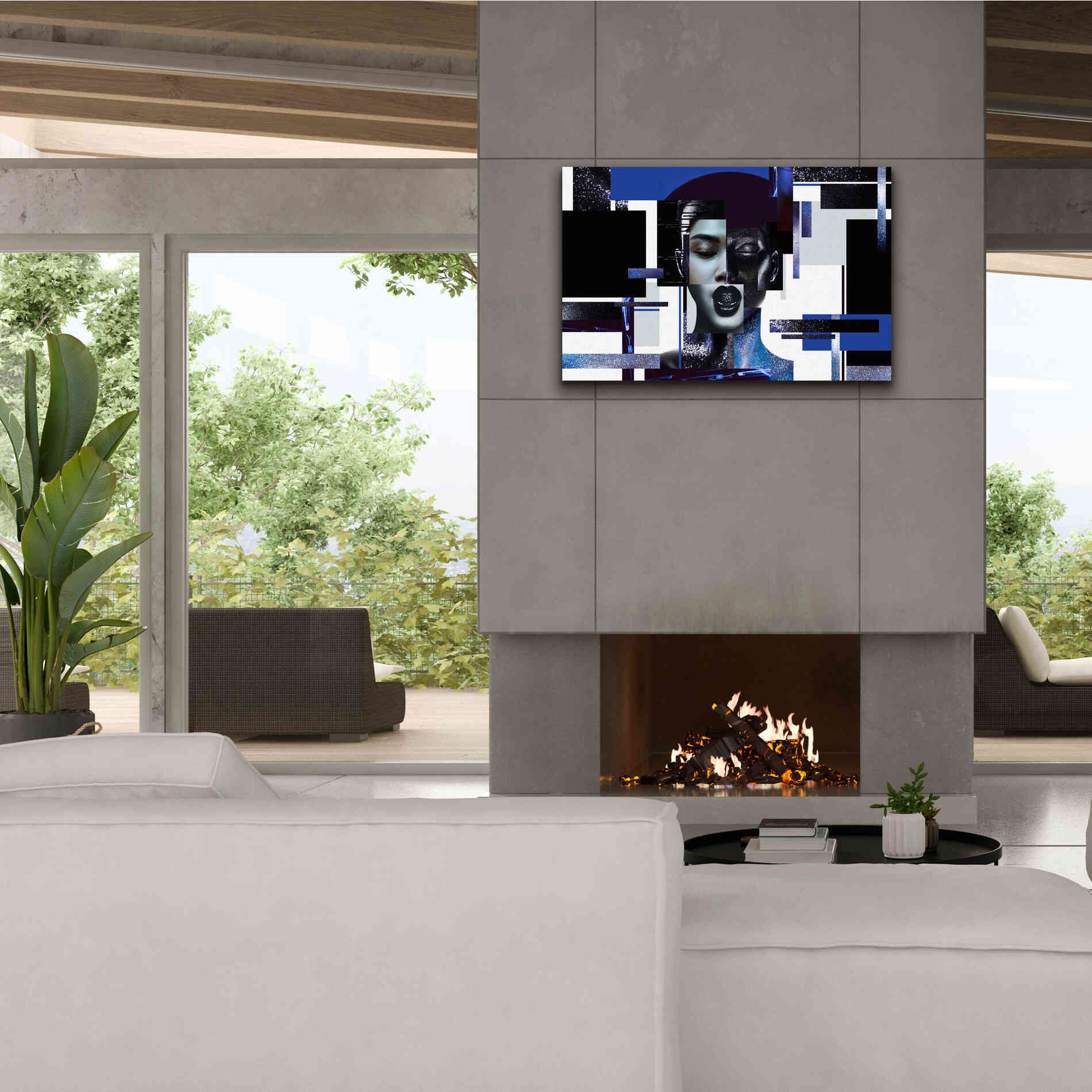 'Deconstructed Beauty' by Epic Portfolio, Giclee Canvas Wall Art,40x26