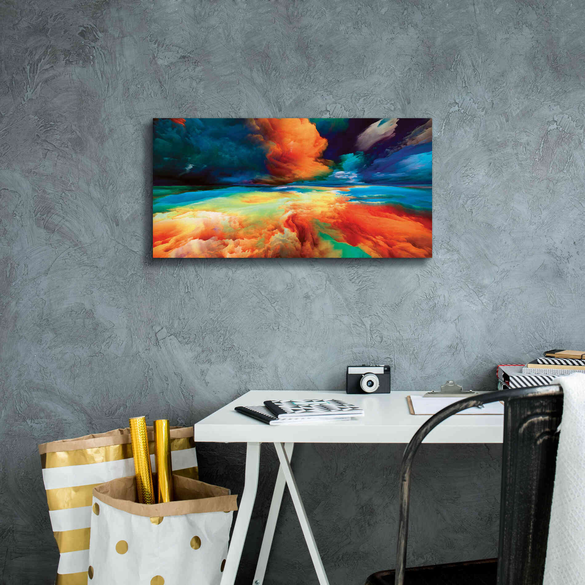 'Emotional Anger' by Epic Portfolio, Giclee Canvas Wall Art,24x12