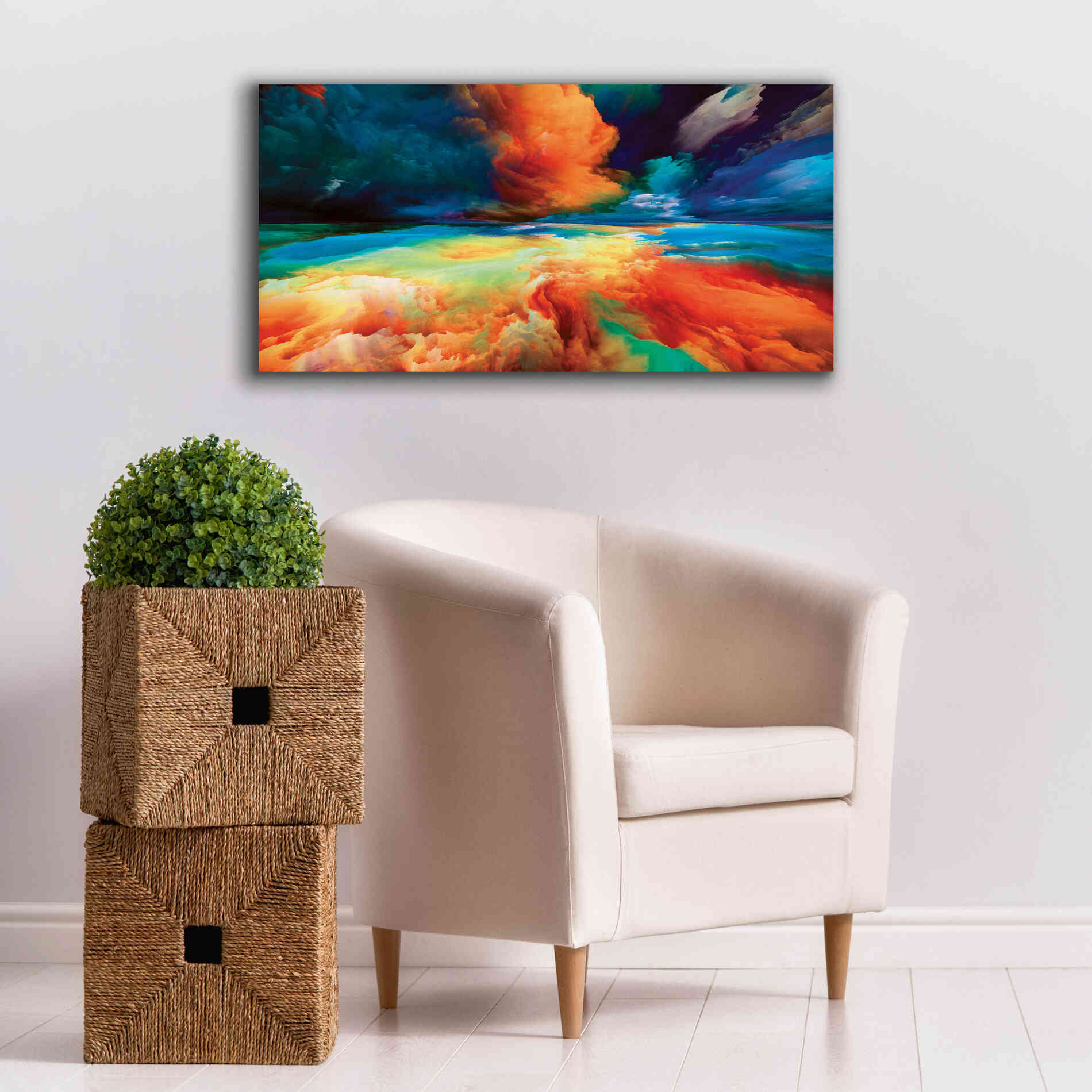 'Emotional Anger' by Epic Portfolio, Giclee Canvas Wall Art,40x20